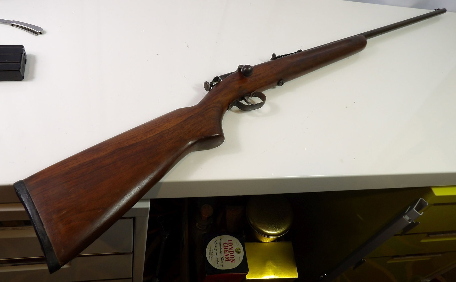 Winchester Model 67 Bolt Action 22: Winchester Model 67 Bolt Action .22 Long or Short. Firearms produced after 1898 have to be sold through an FFL dealer. We are working with Ship Happens (231 Main Street in Norway, ME). All firearms re