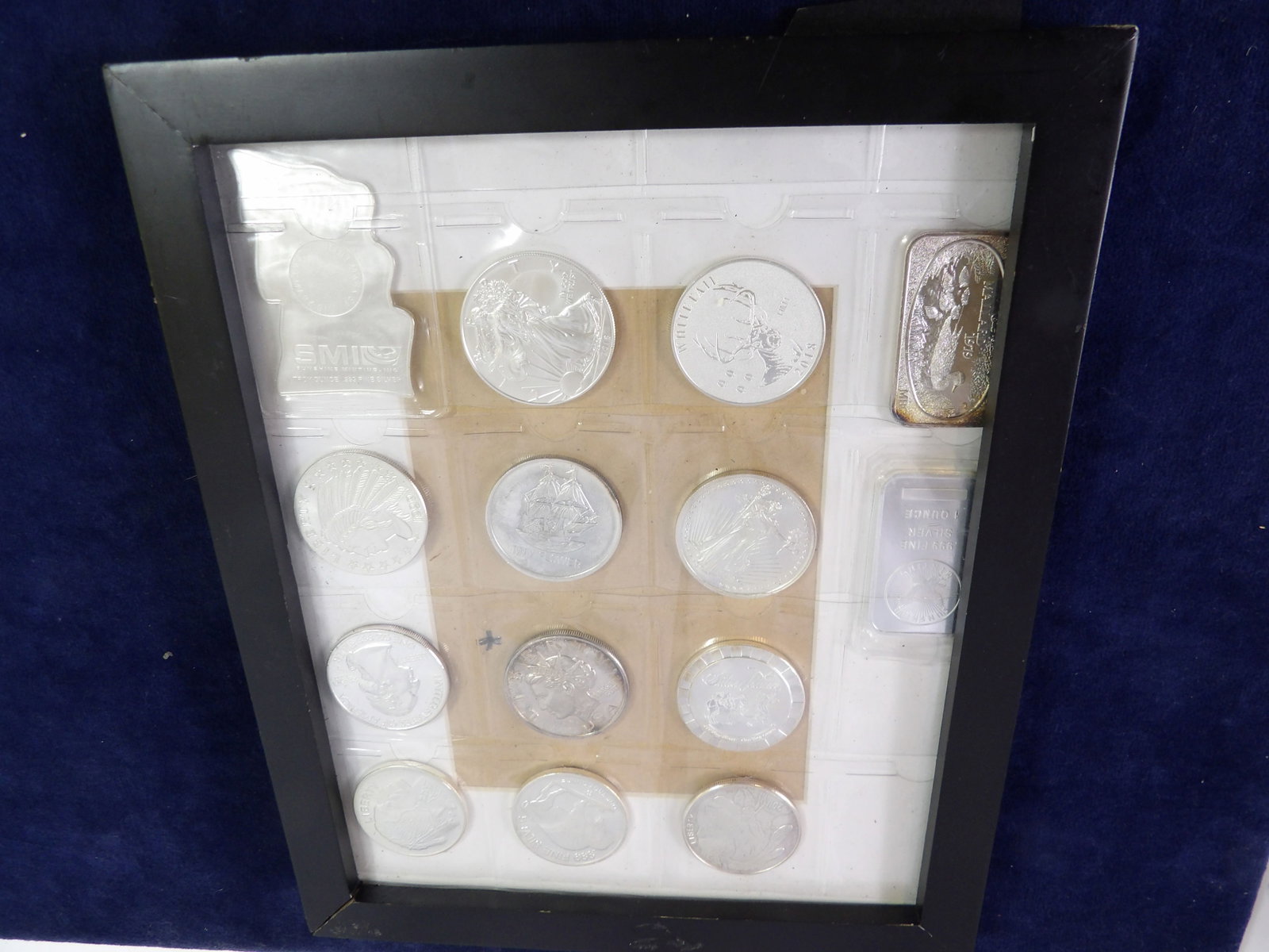 14 PCS.-1 Troy Ounce Silver Rounds and Squares (1 of 5)
