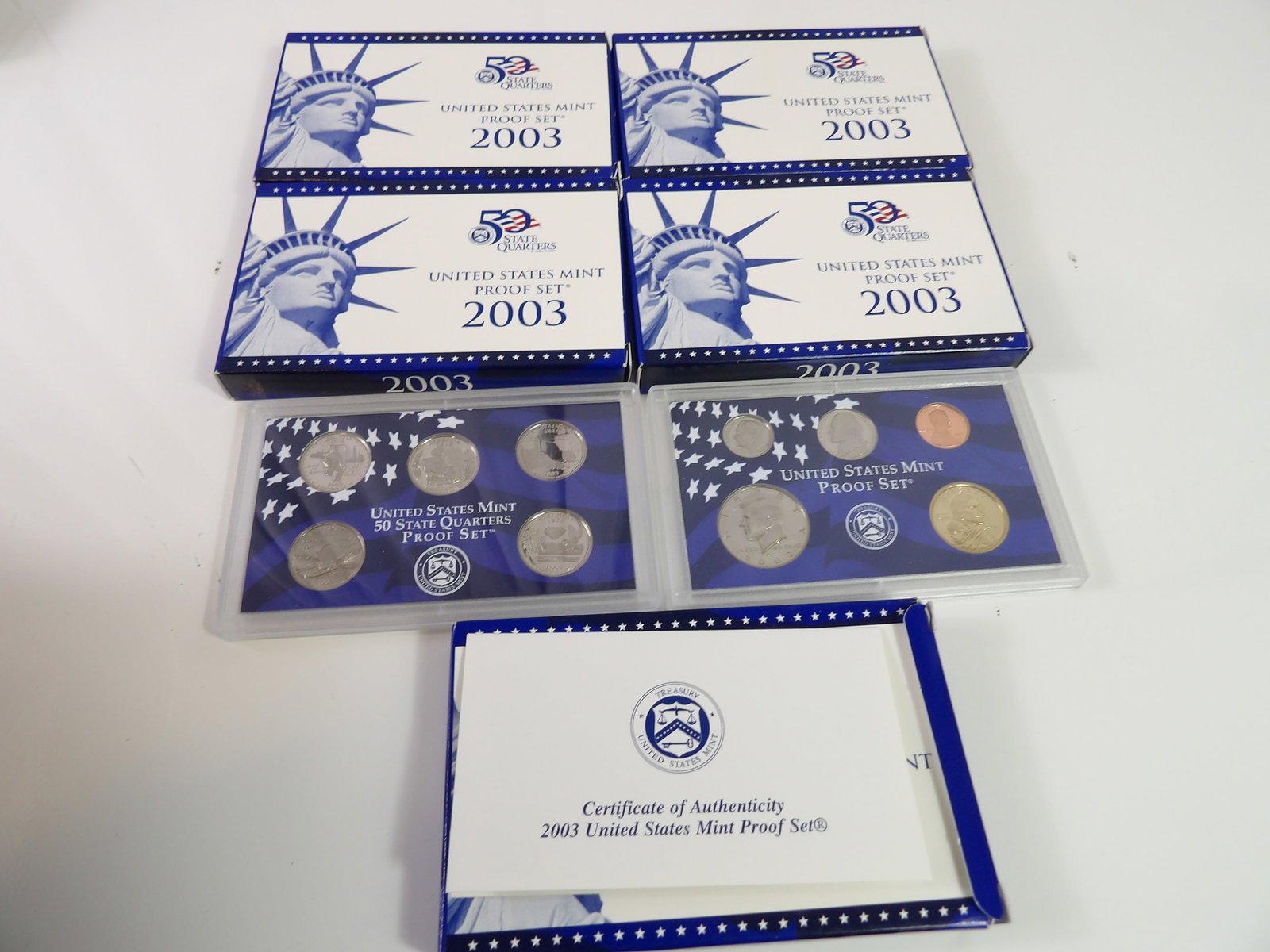 5 Sets - 2003 U.S. Mint Proof Sets (1 of 5)