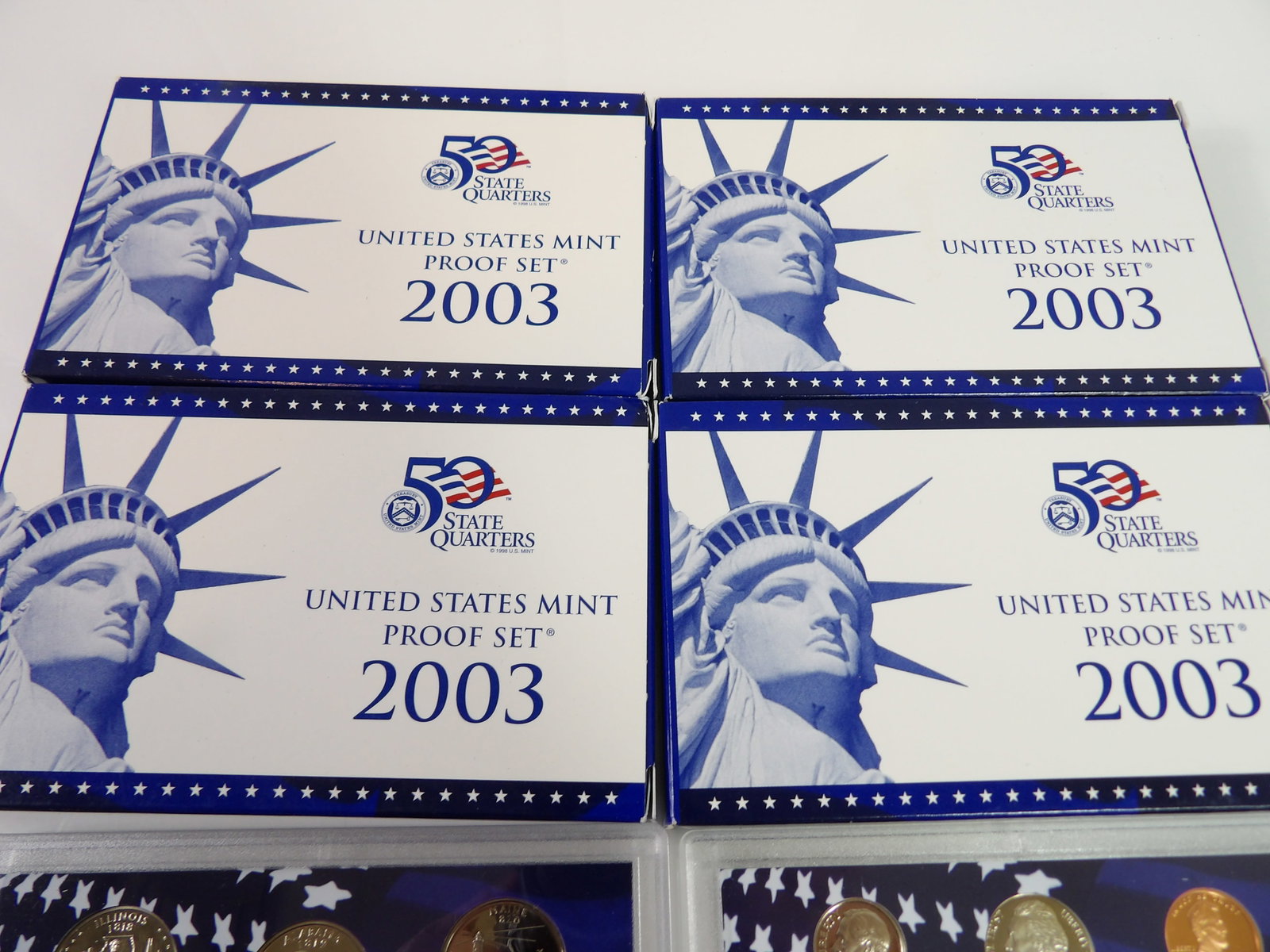 5 Sets - 2003 U.S. Mint Proof Sets - 2