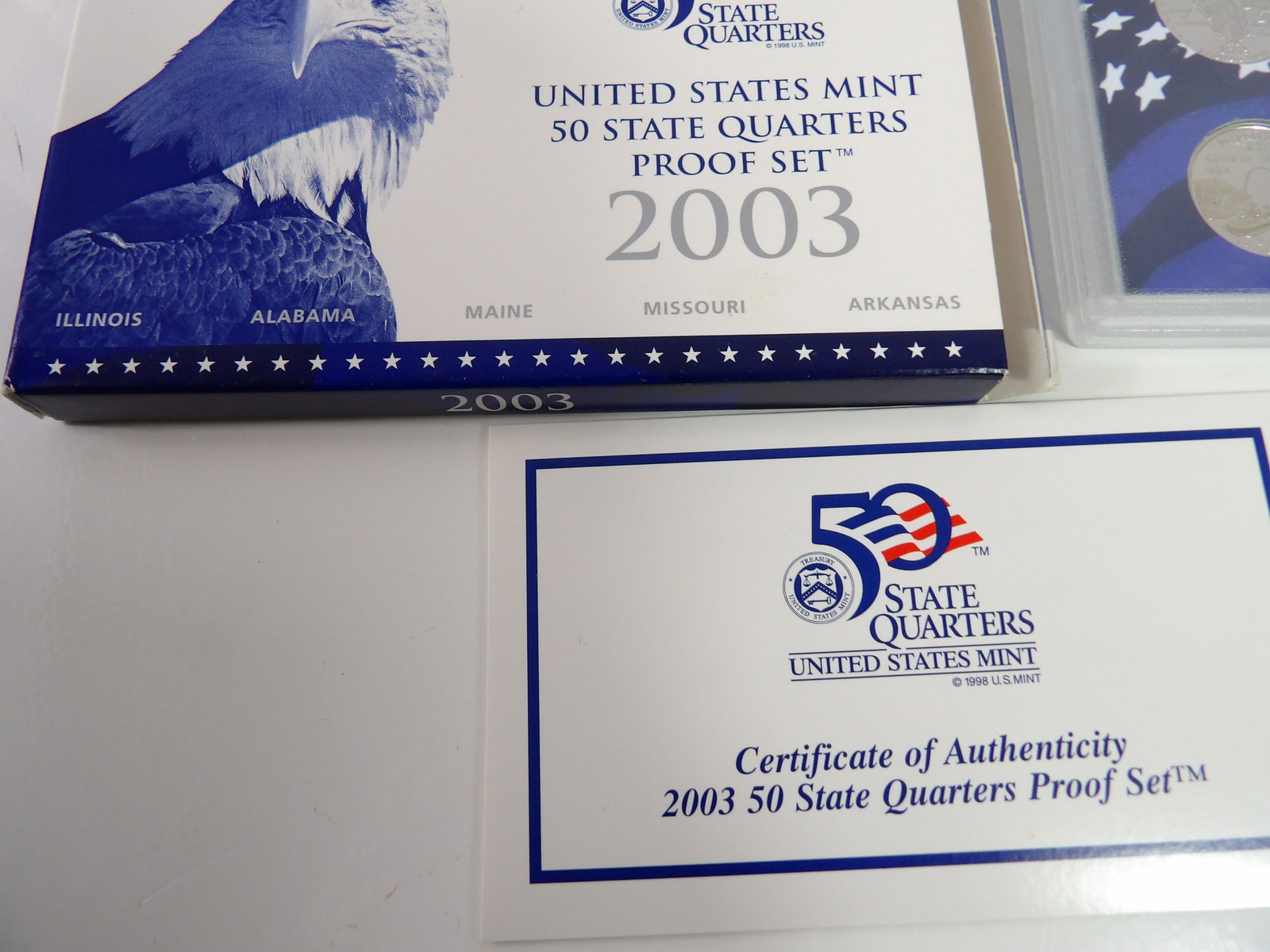 5 Sets - 2003 U.S. Mint State Quarters Proof Sets - 4