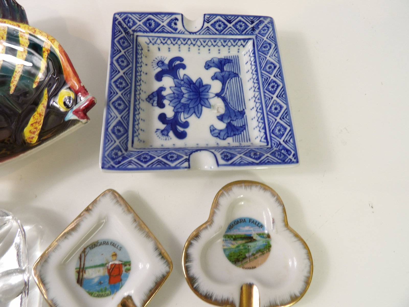 9 PCS.-Early Ashtrays - 3