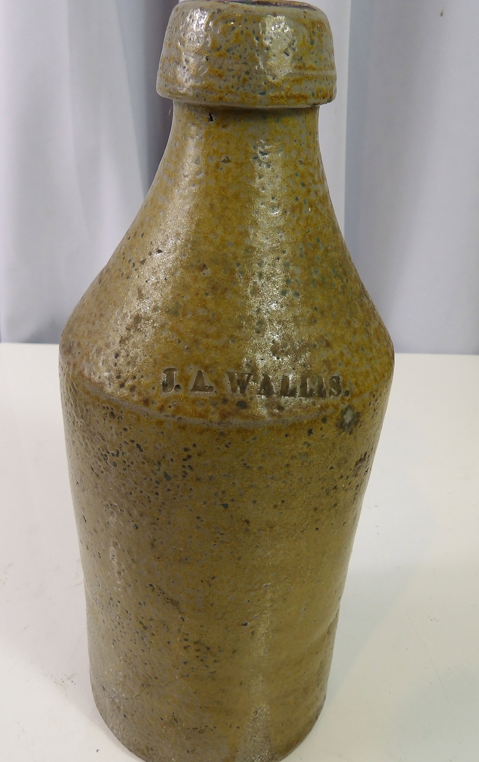 J.A. Wallis Stoneware Beer Bottle (1 of 4)