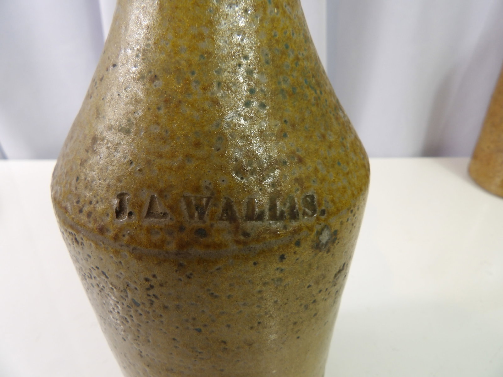 J.A. Wallis Stoneware Beer Bottle - 2