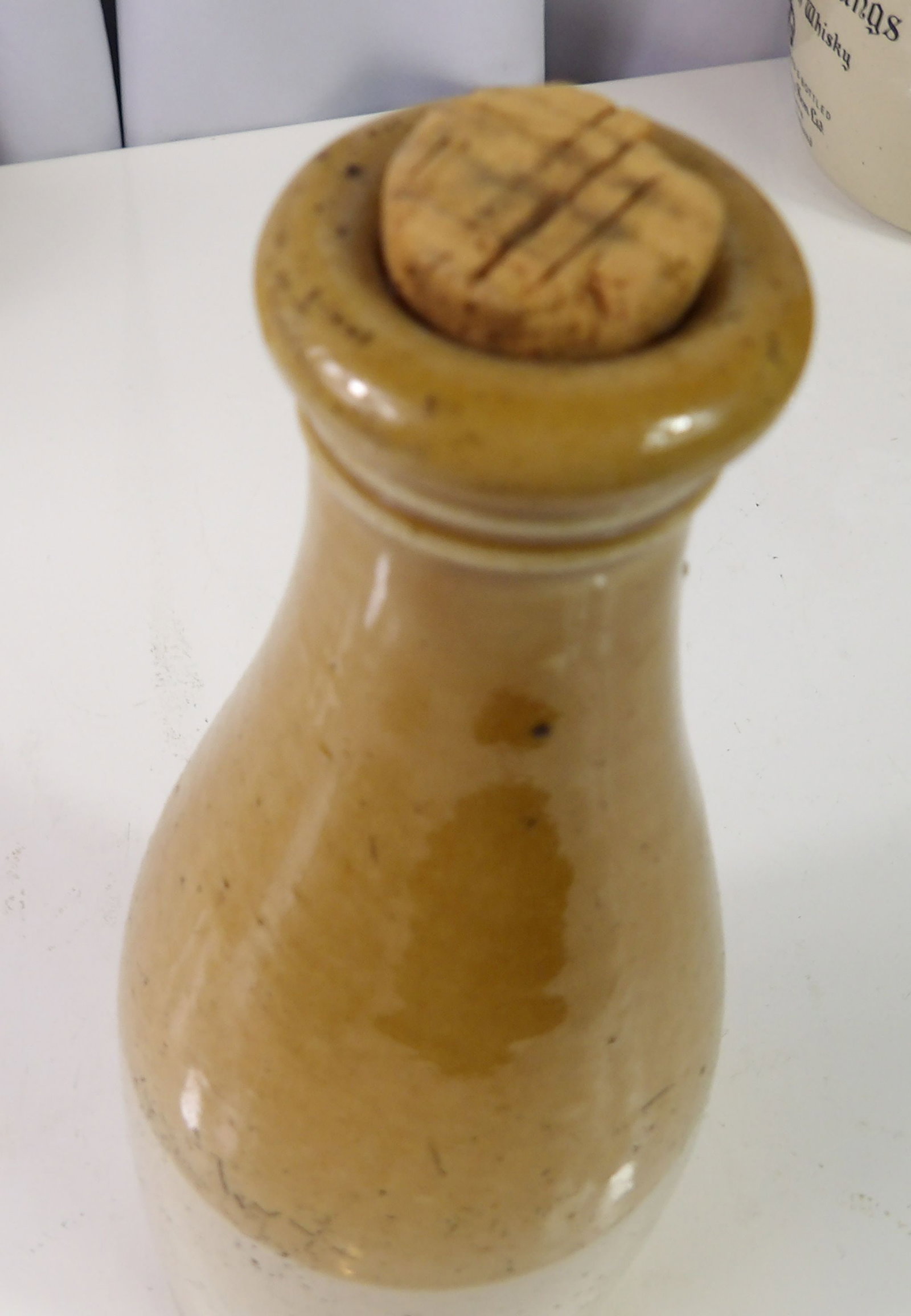 Two Tone Stoneware Ginger Beer Bottle - 2