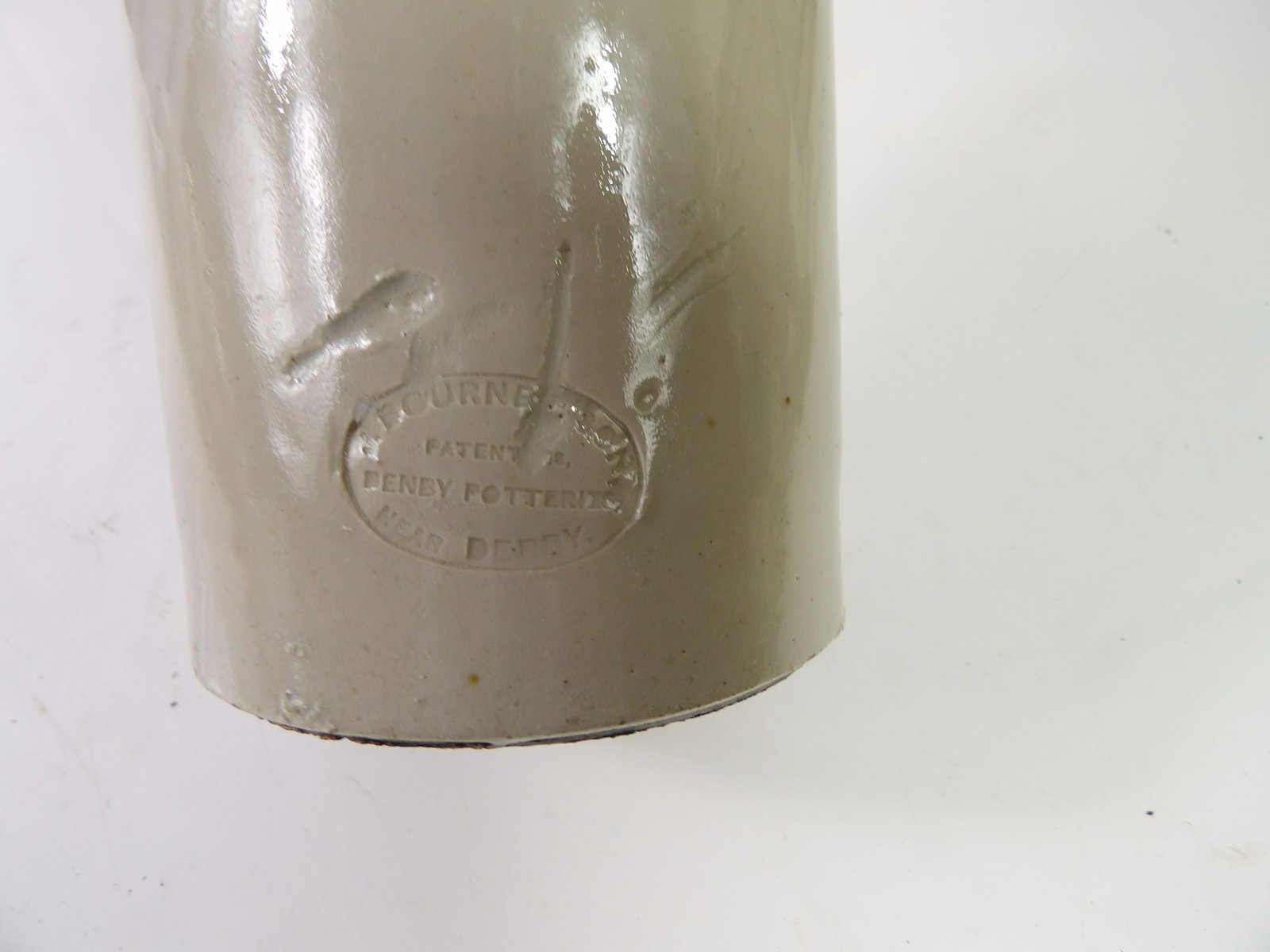 Antique Stoneware Ink Bottle - 3