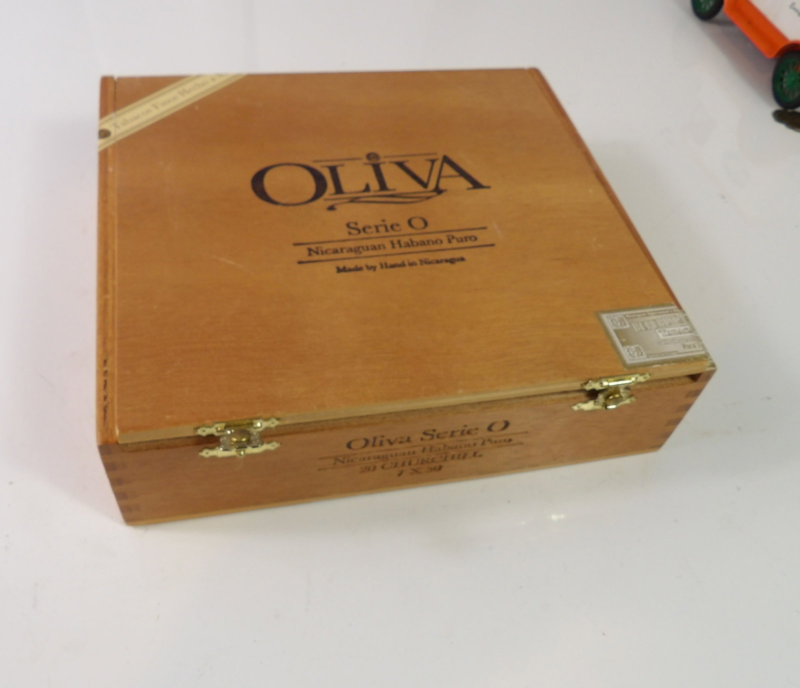 Cigar Box with Misc. Pins - 5