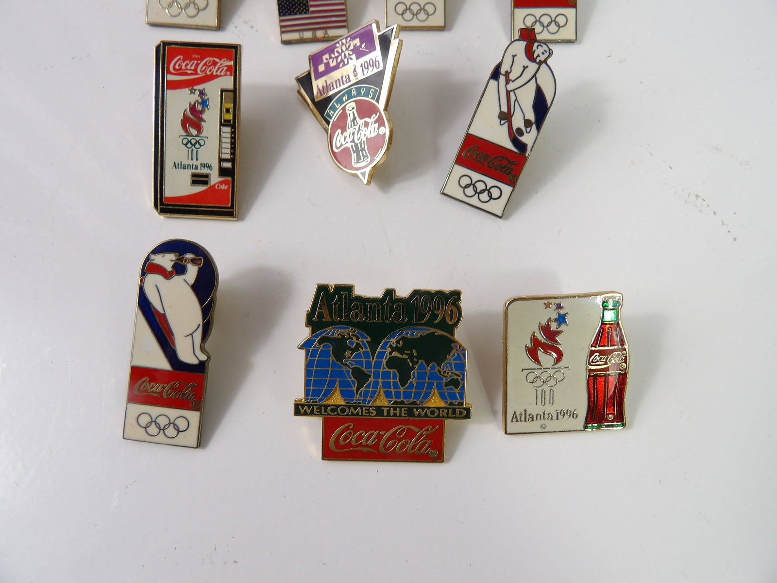 13 Coca Cola Olympic Pins - 4