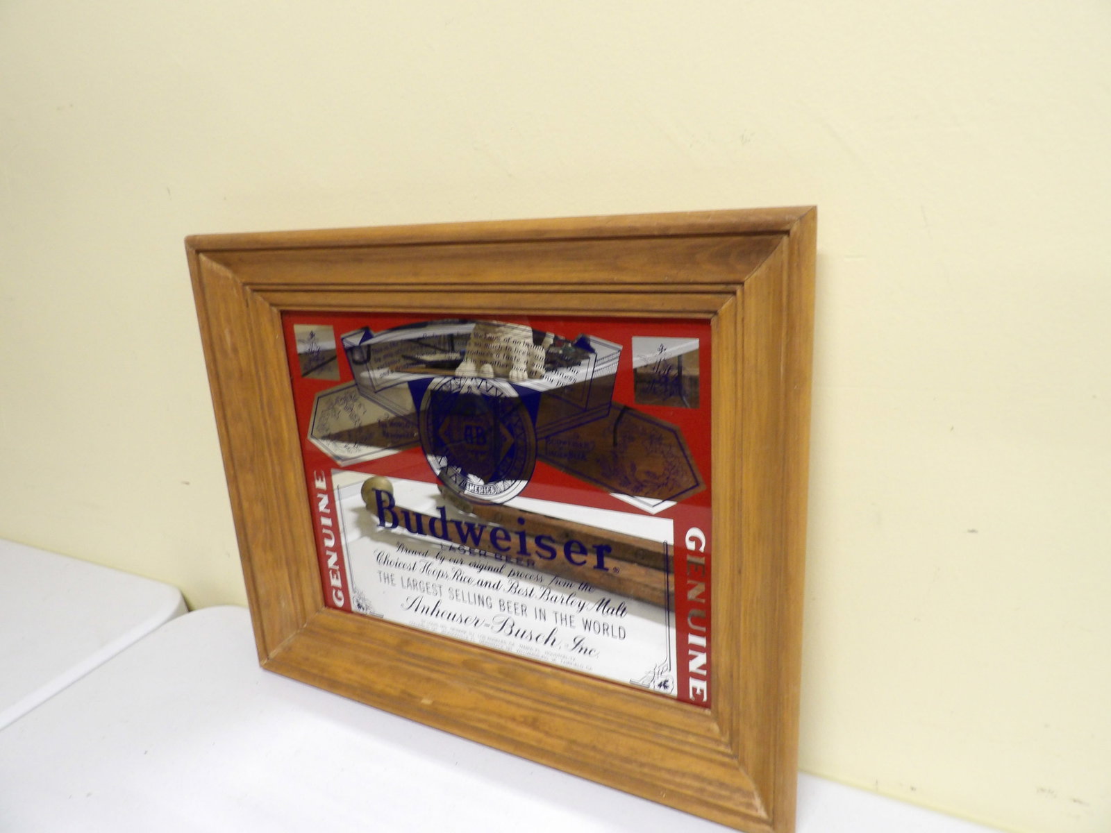 Early Budweiser Mirror - 2