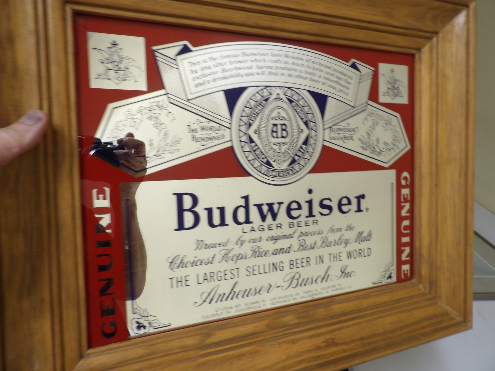 Early Budweiser Mirror - 5