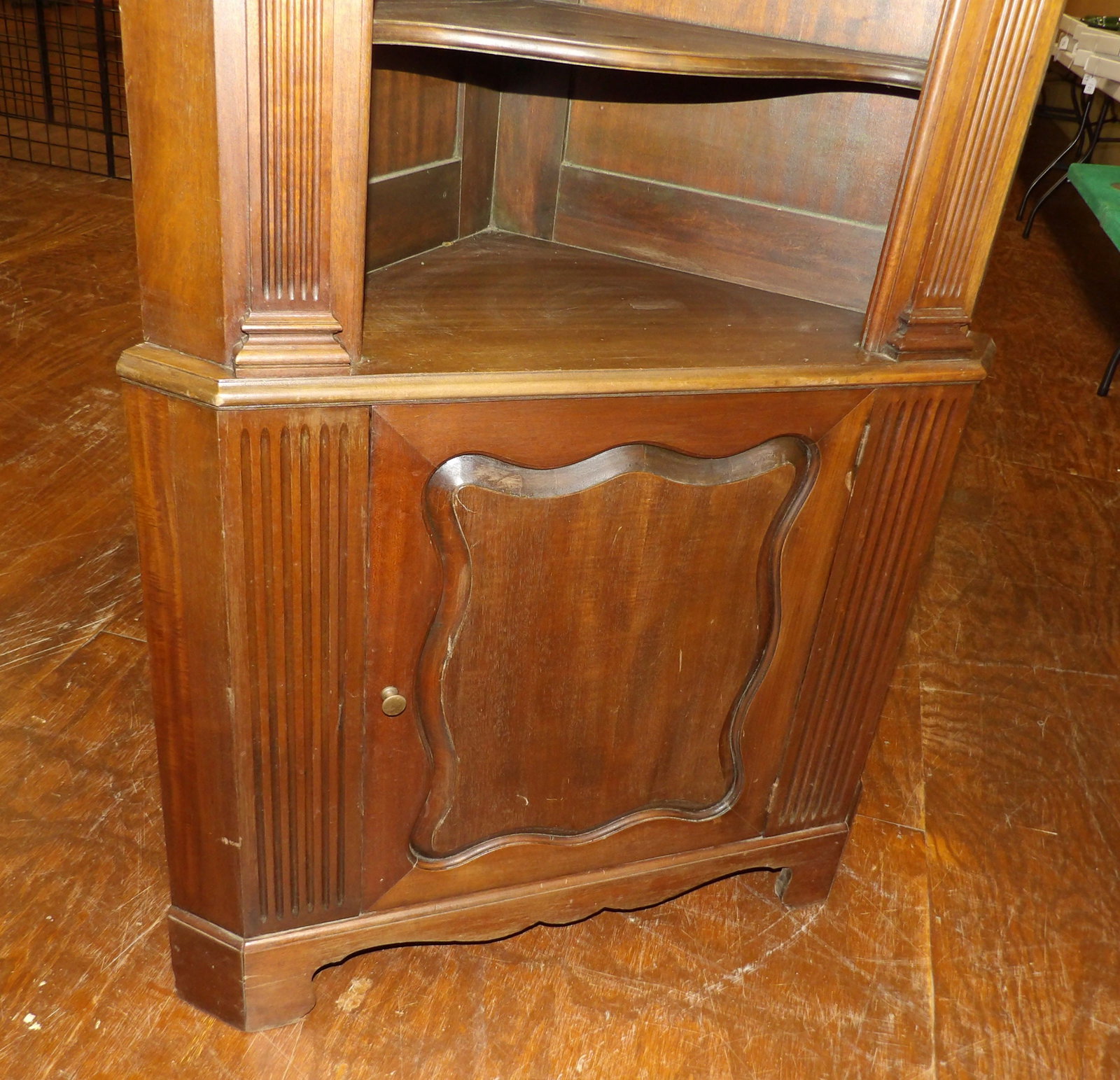 Antique Corner Cupboard - 4