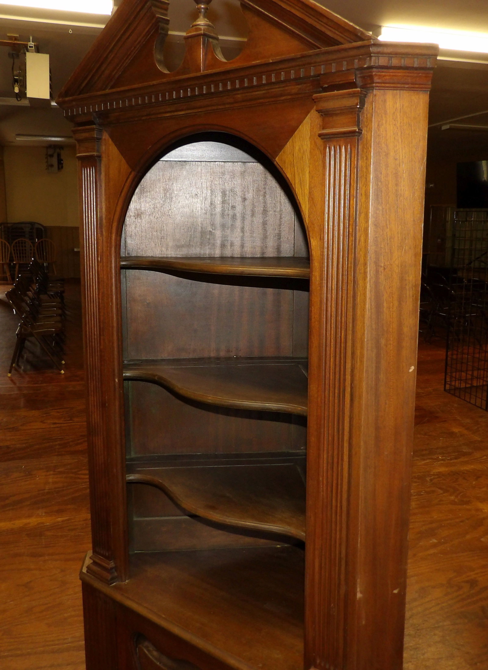Antique Corner Cupboard - 5