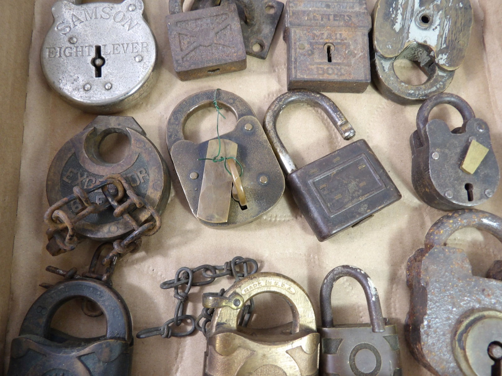 16 PCS.-Antique Padlocks - 4
