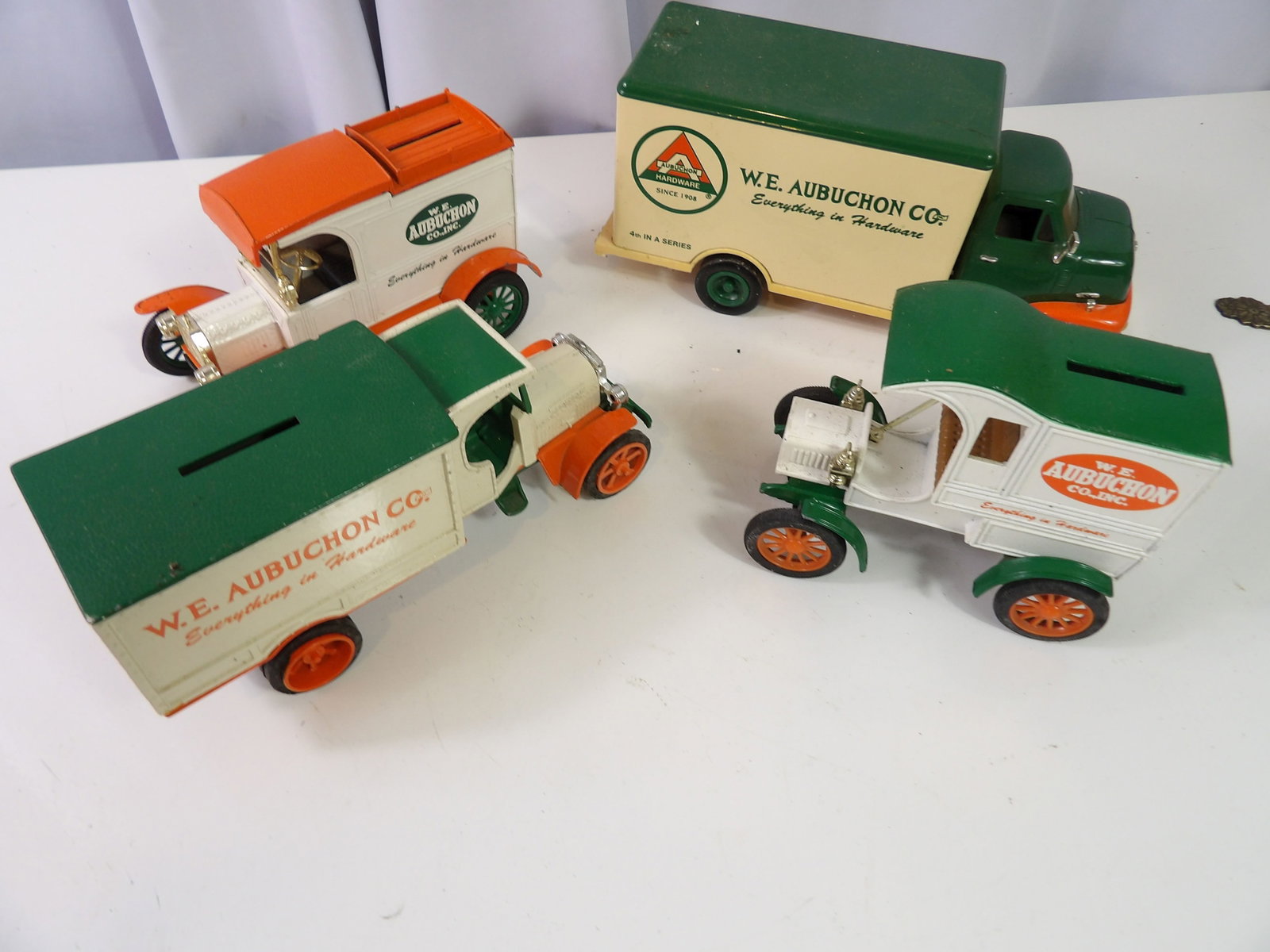 4 Large Aubuchon Hardware Die Cast Toy Trucks (1 of 4)