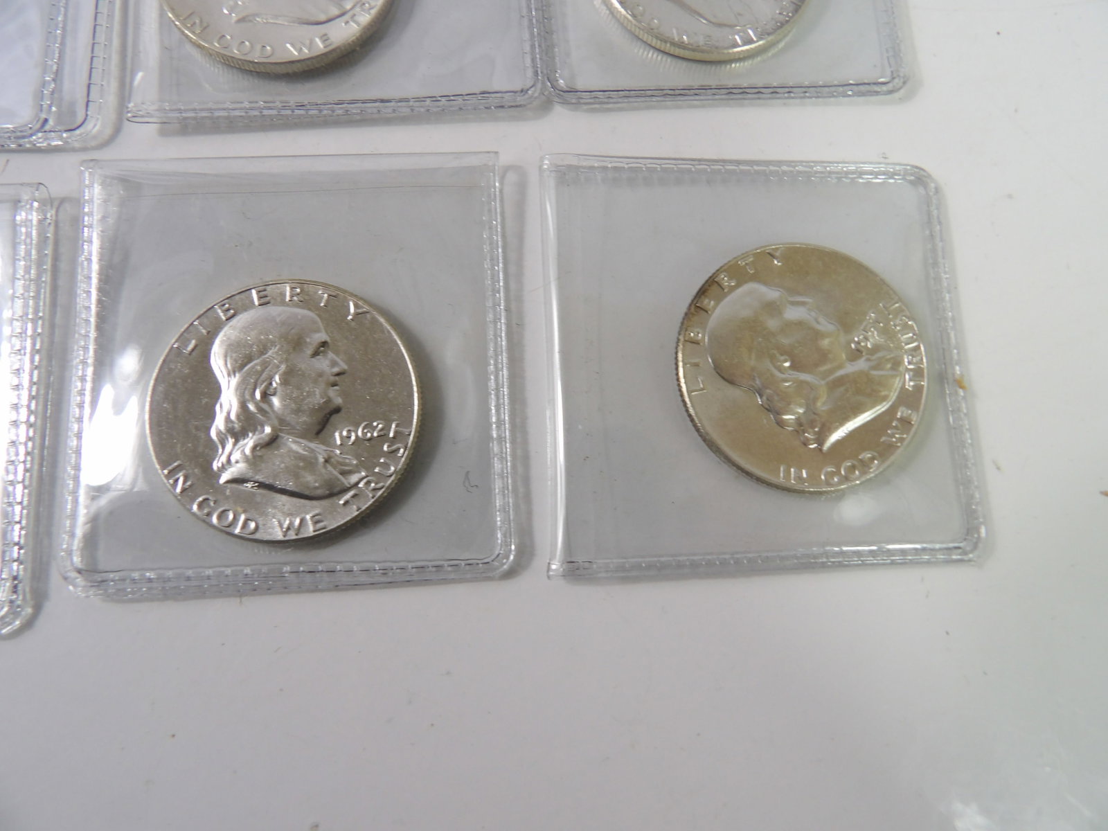 9 PCS.-Franklin Half-Dollars - 5