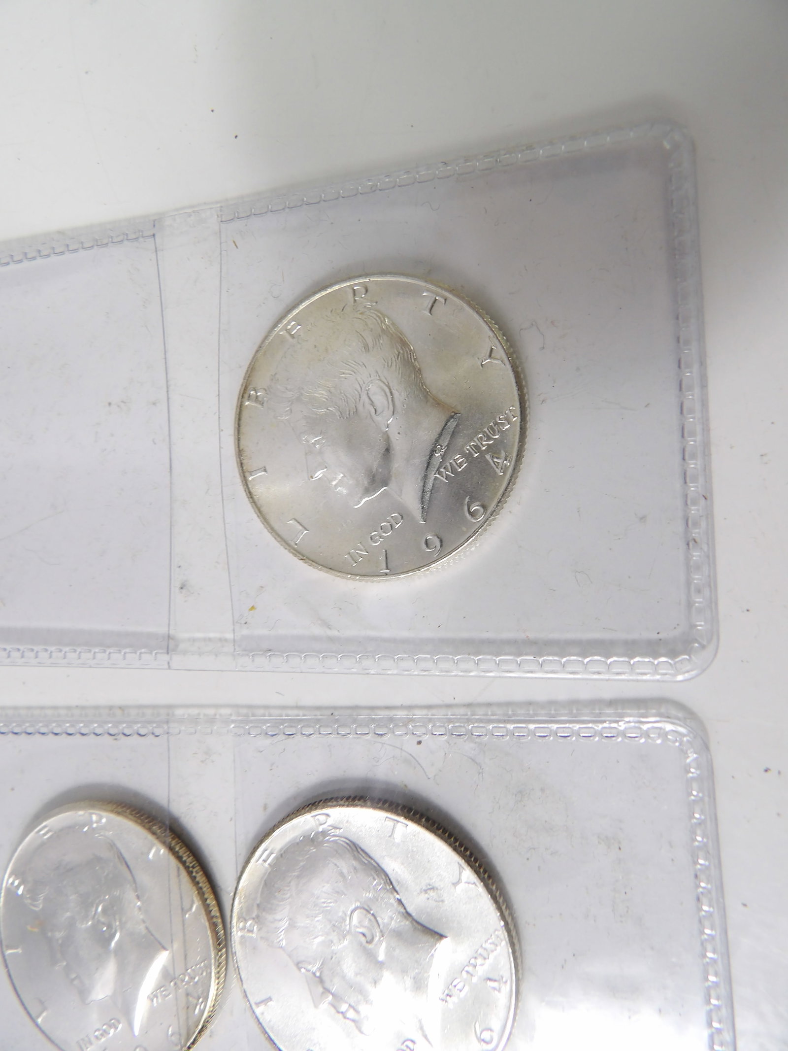 5 1964 Kennedy Silver Half-Dollars - 2