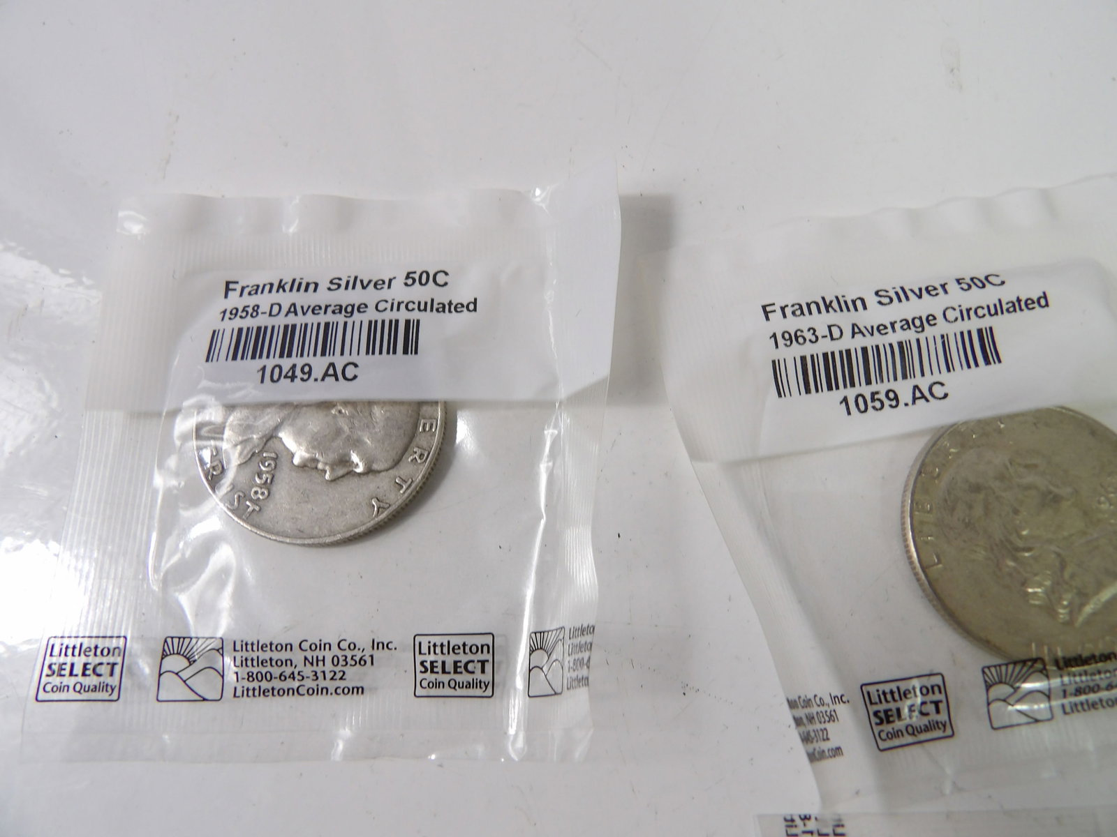 4 PCS.-Franklin Half-Dollars - 2