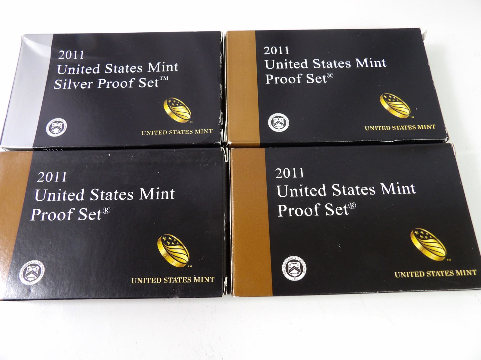 4 2011 U.S. Mint Proof Sets, 2 Silver - 3