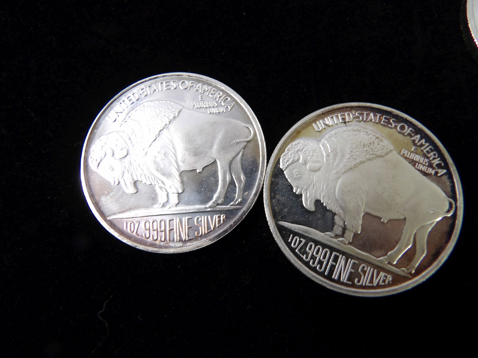 6 Silver Buffalo Rounds - 3