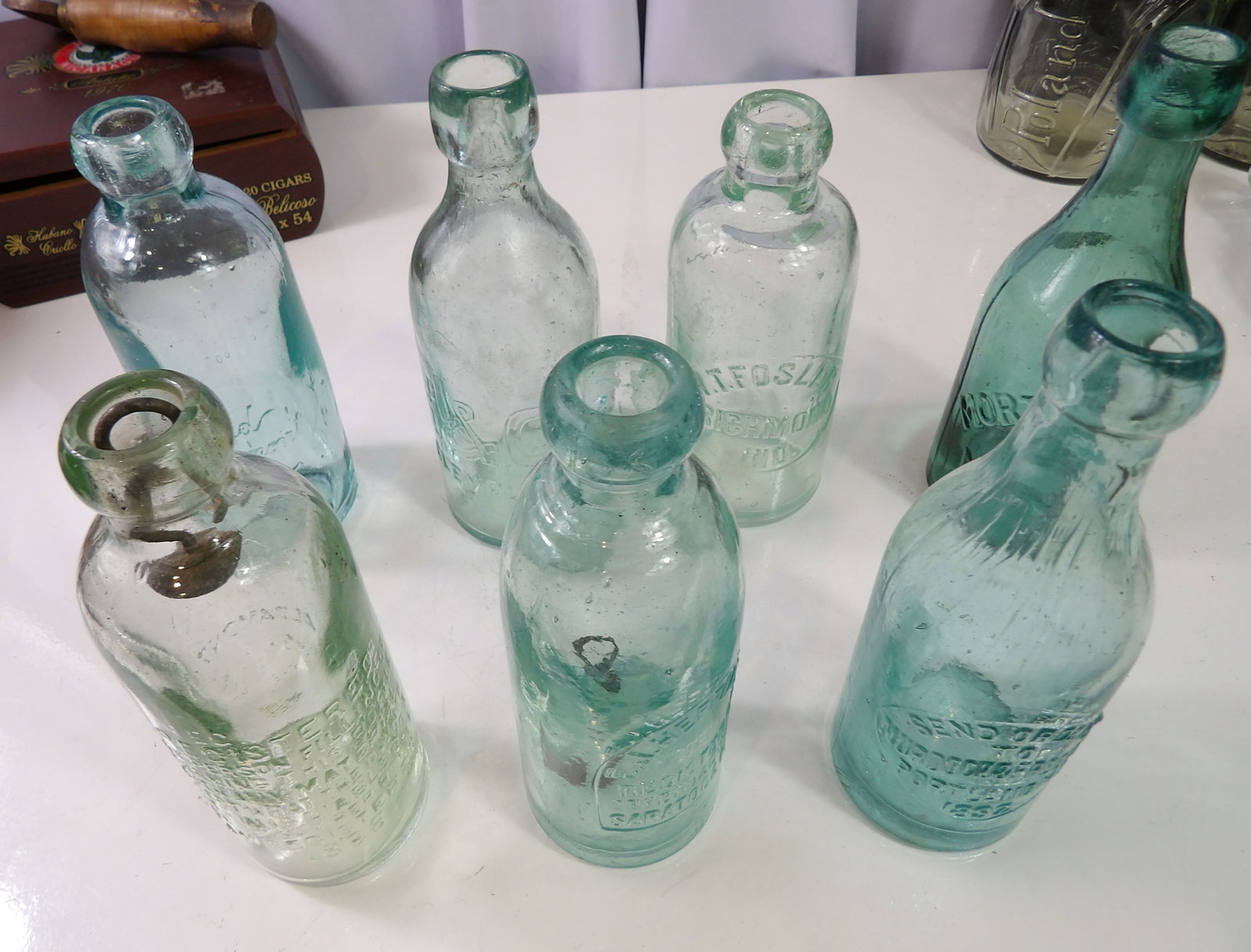 7 Early Blob Top Bottles (1 of 5)