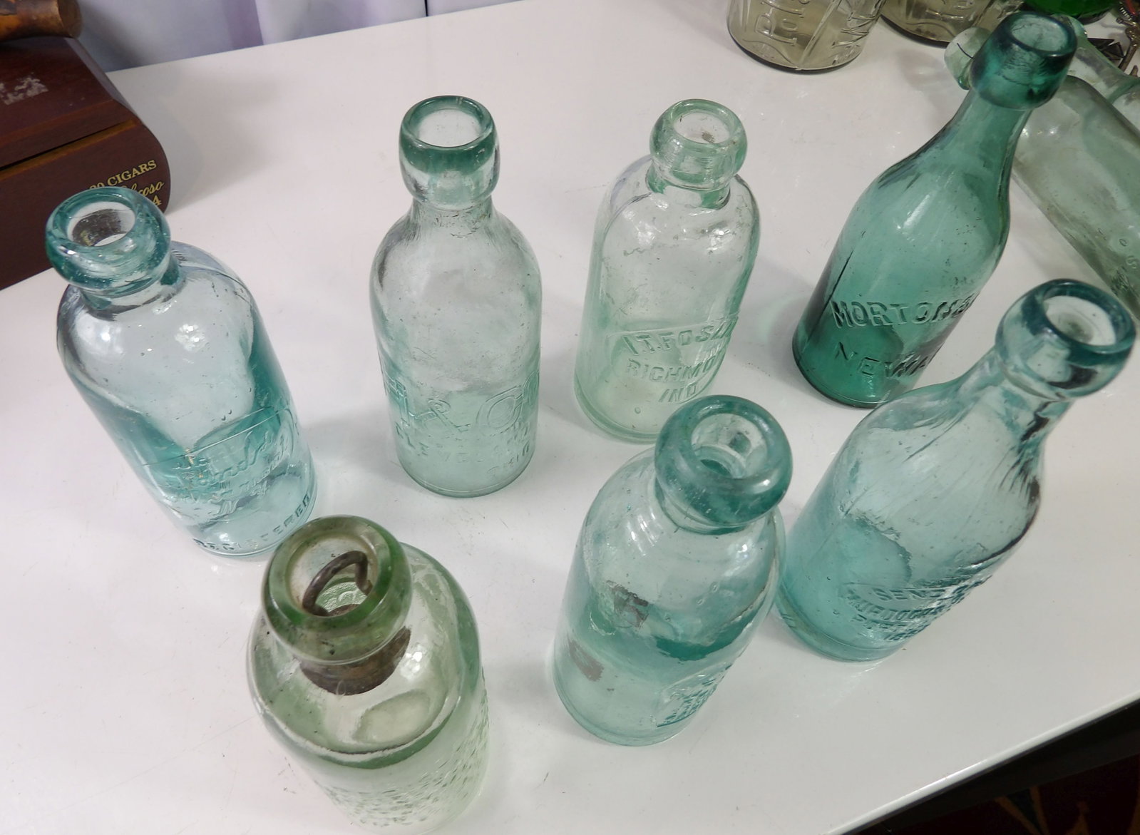 7 Early Blob Top Bottles - 5