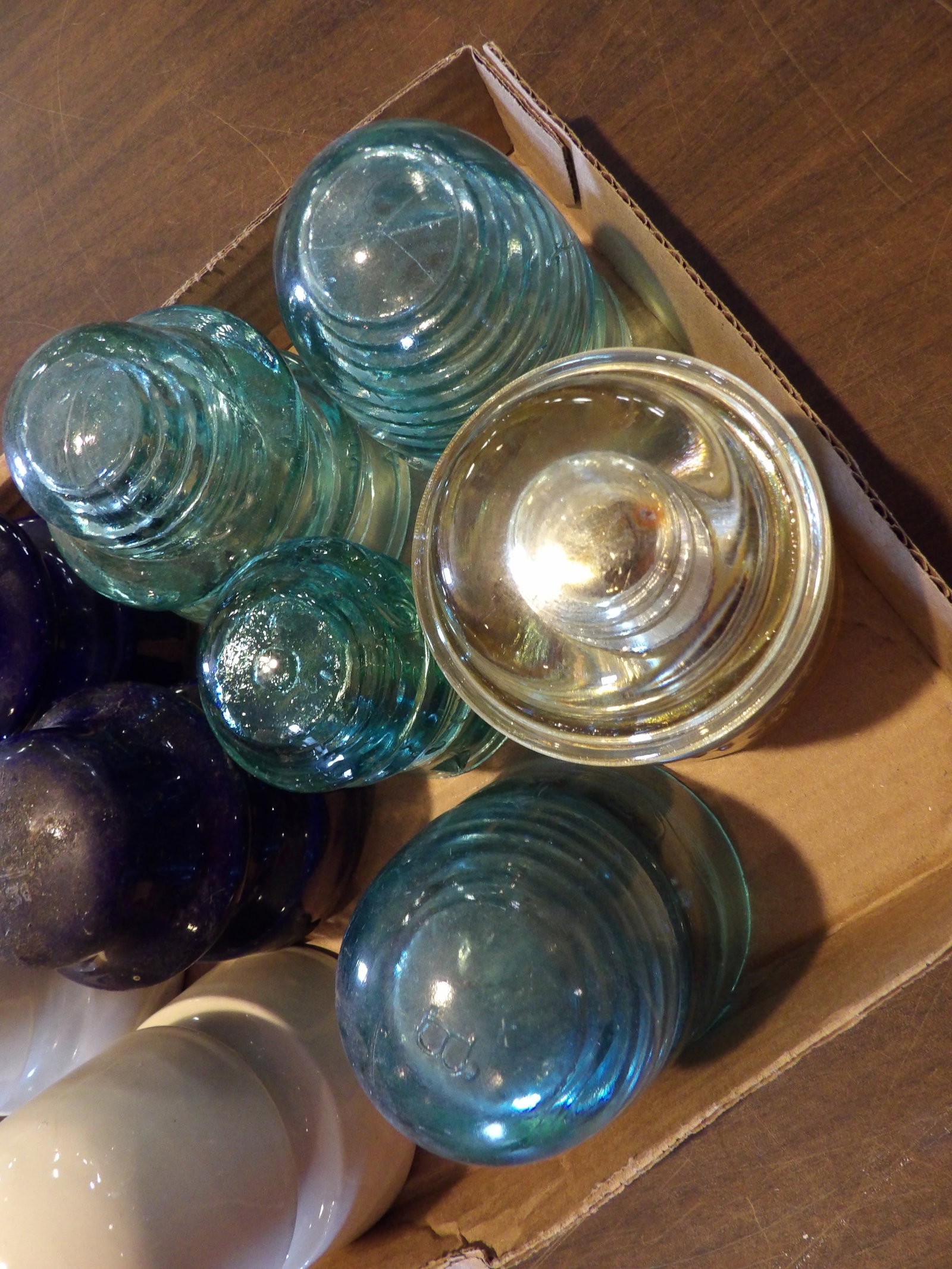 10 PCS.-Glass Insulators - 2