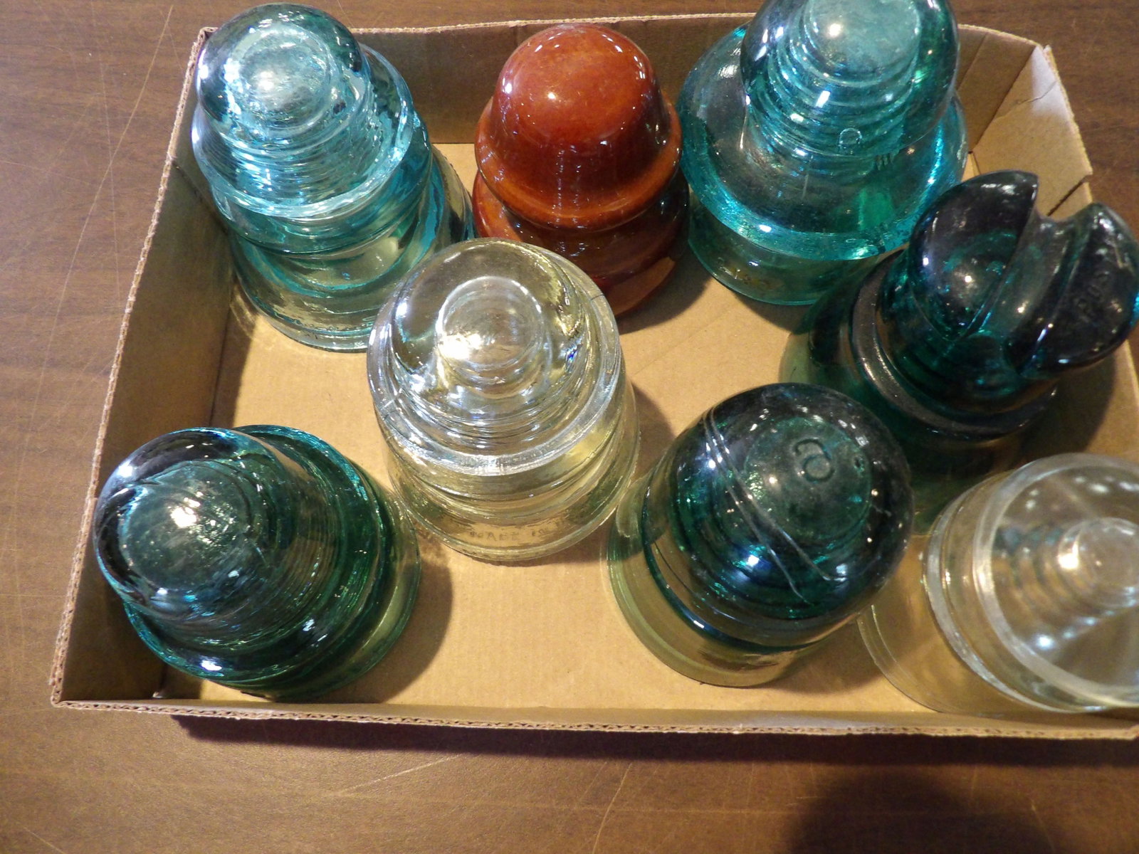 8 PCS.-Glass Insulators - 2