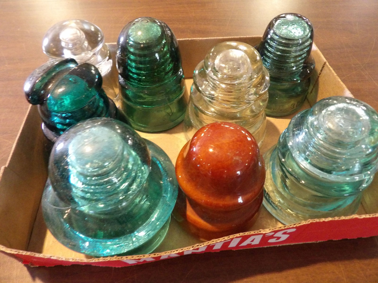 8 PCS.-Glass Insulators - 5