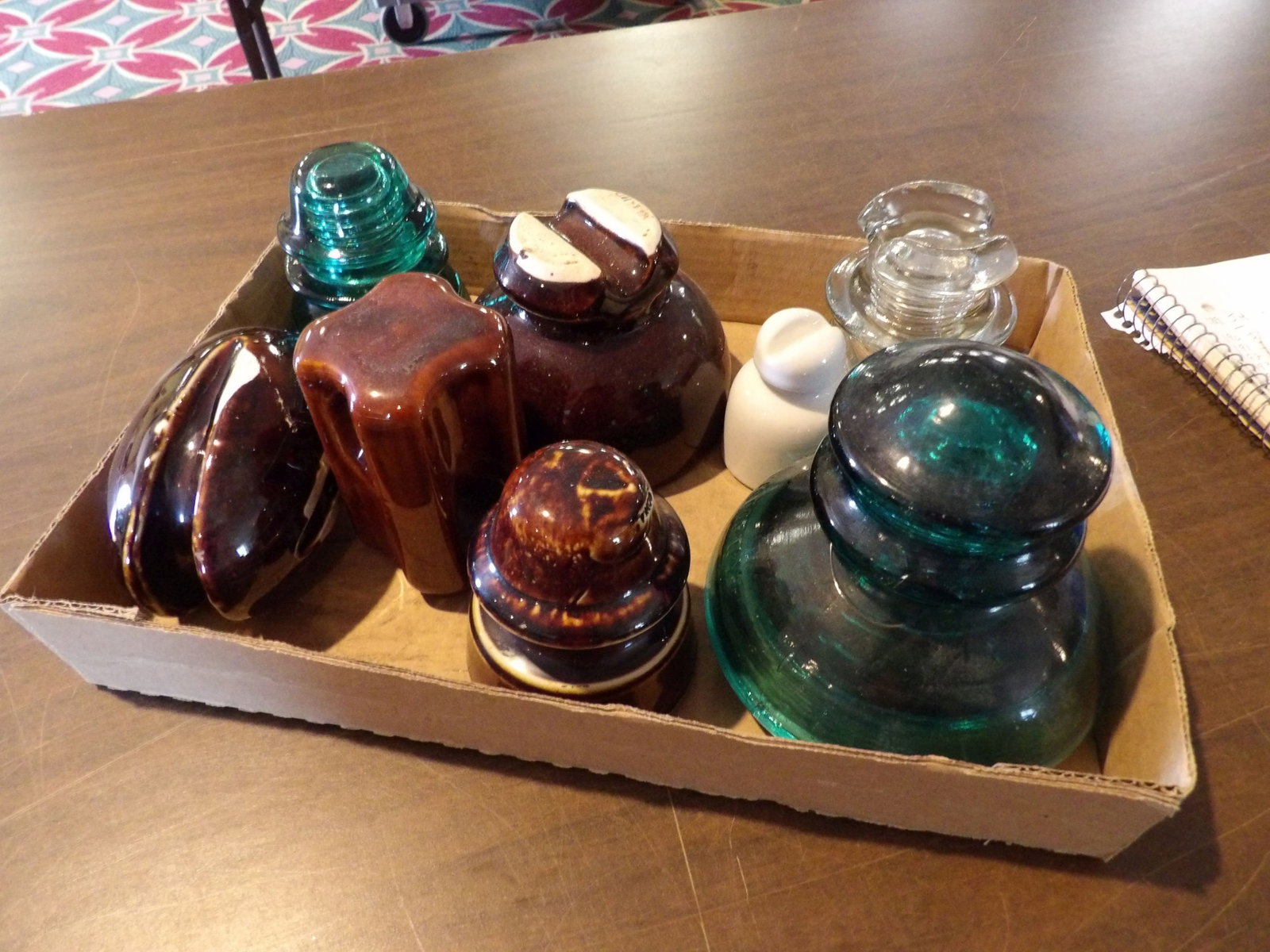8 PCS.-Glass Insulators - 6
