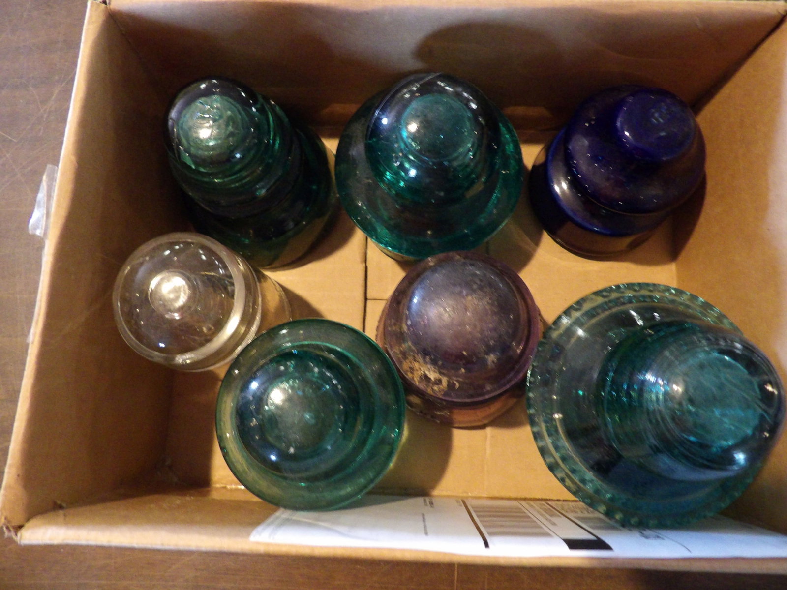 7 PCS.-Glass Insulators - 2