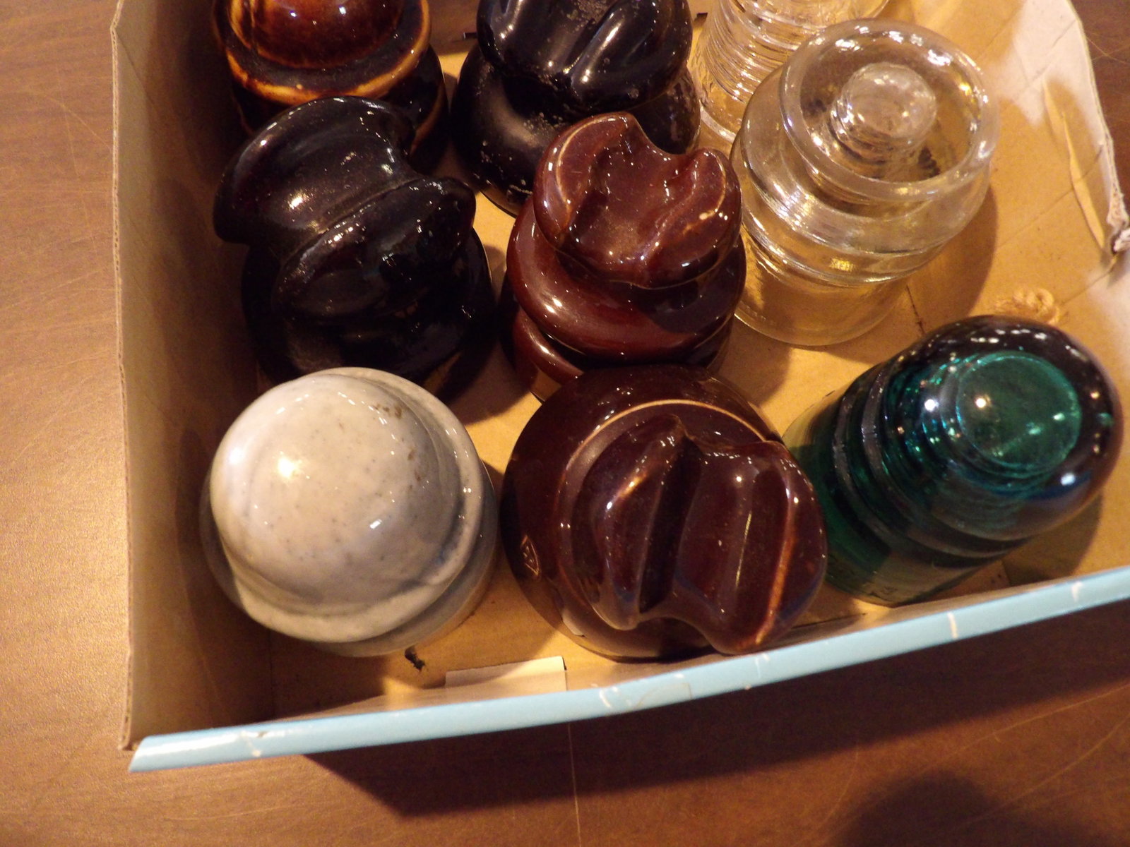 9 PCS.-Glass Insulators - 3