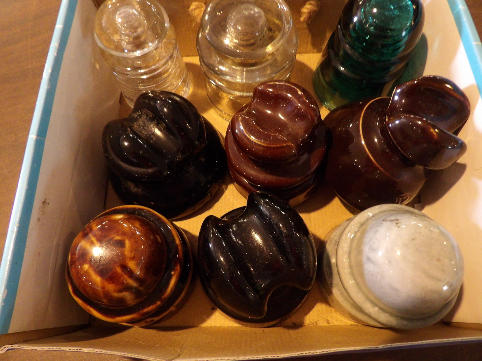 9 PCS.-Glass Insulators - 4