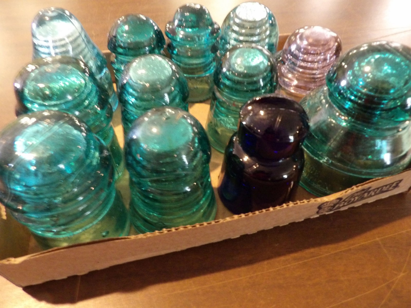 12 PCS.-Glass Insulators - 2