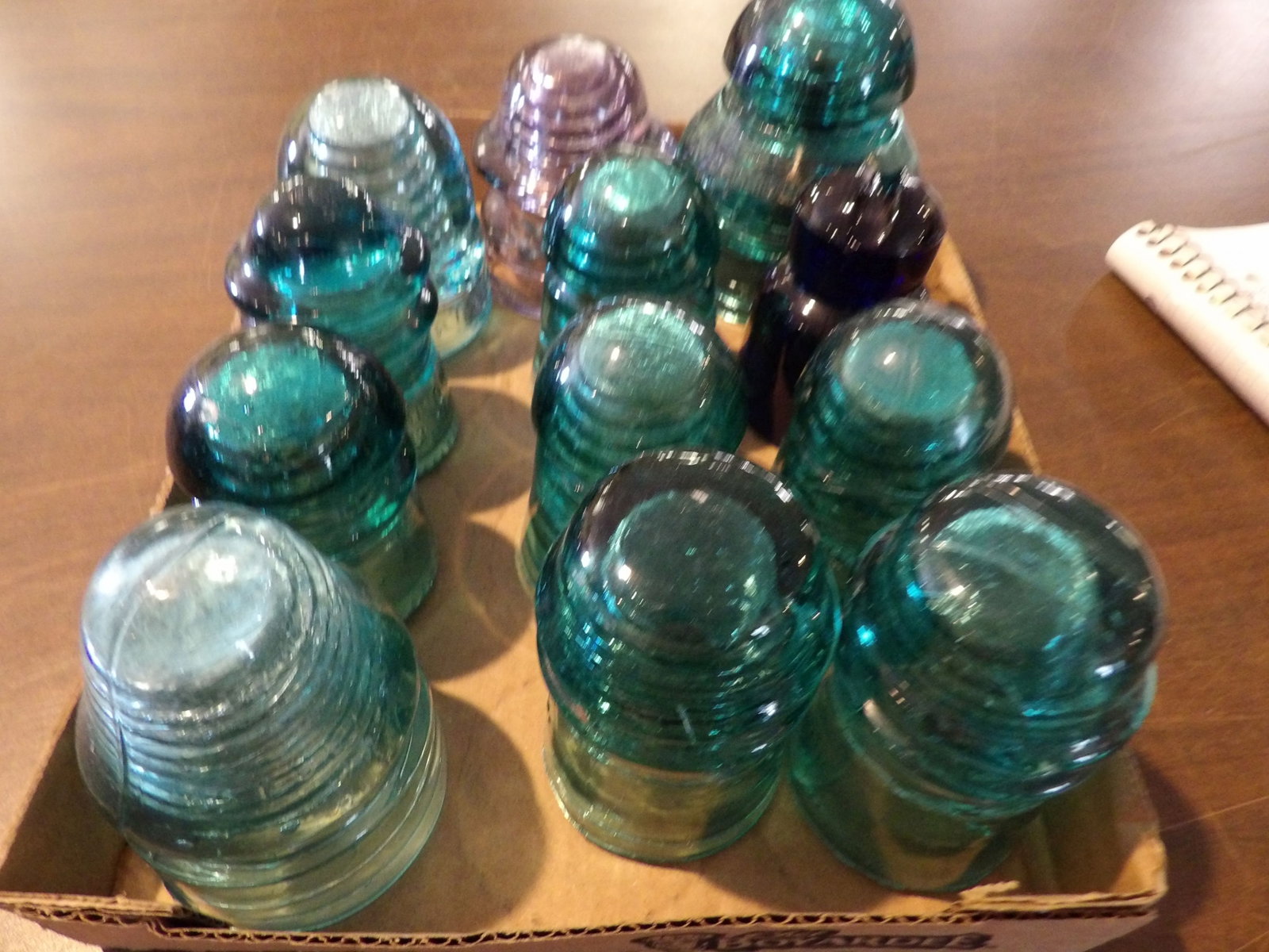 12 PCS.-Glass Insulators - 3