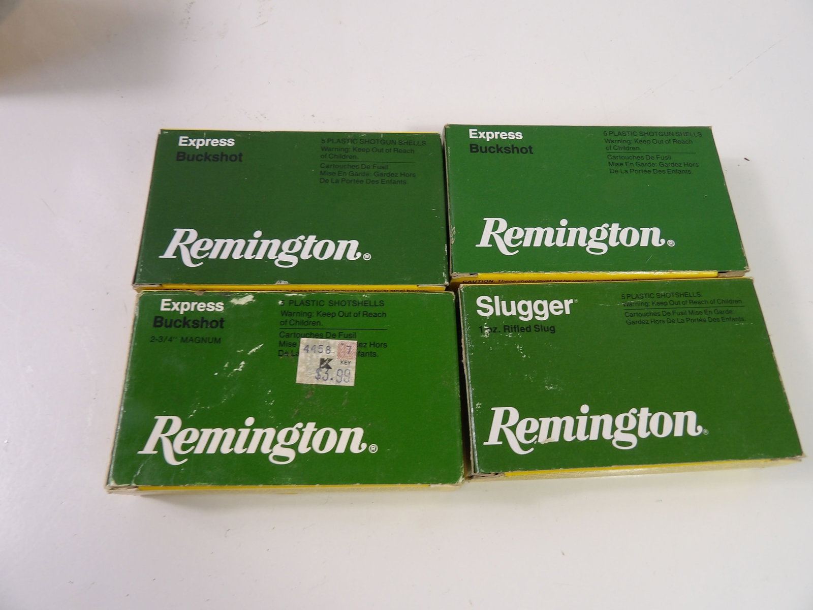 4 Boxes 12 Gauge 2 3/4" Buckshot & Slugs (1 of 3)