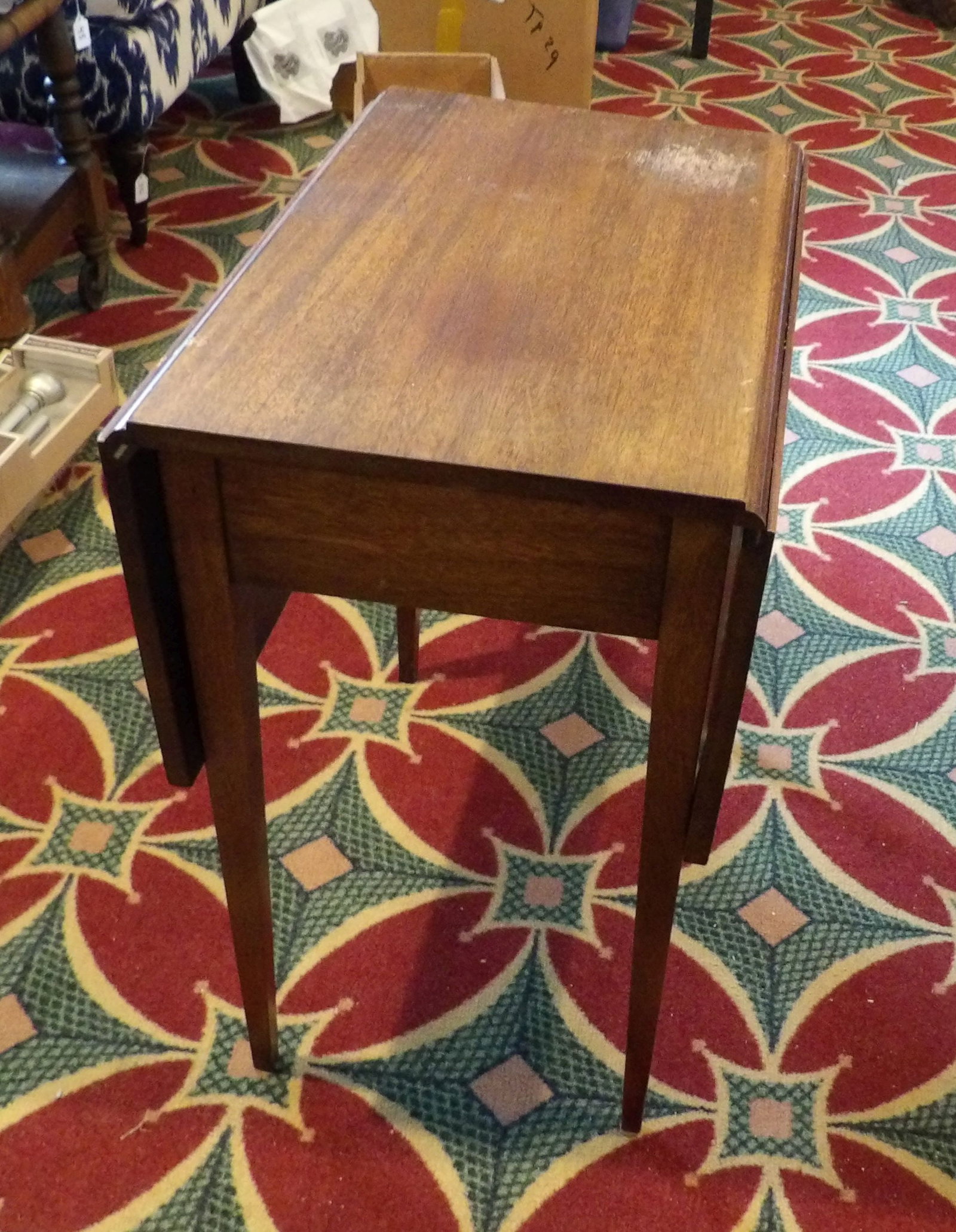 Vintage Drop Leaf Side Table - 5