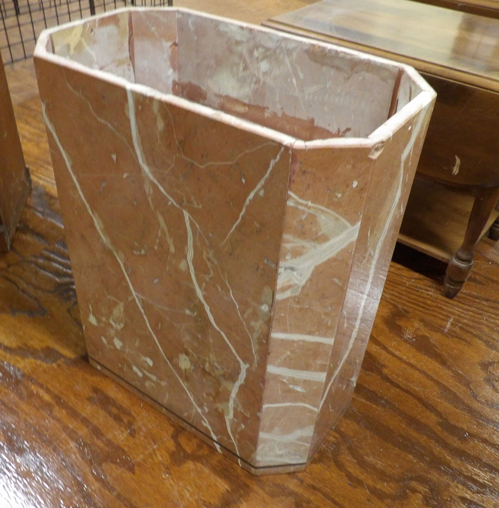 Marble Table Base: Nice Early Marble Table Base, 2' Wide X 13 1/2" Deep X 28" Tall. Would Make a beautiful Table. All measurements approximate. Please see photos for condition and details. Selling as is from 04281.