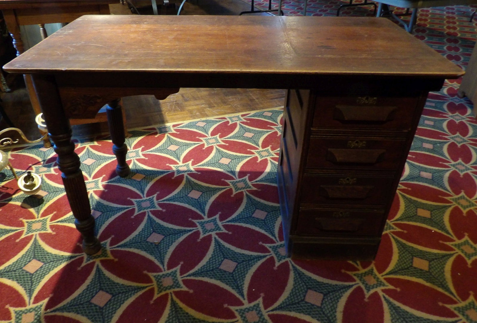 Unique Hardwood Desk (1 of 7)