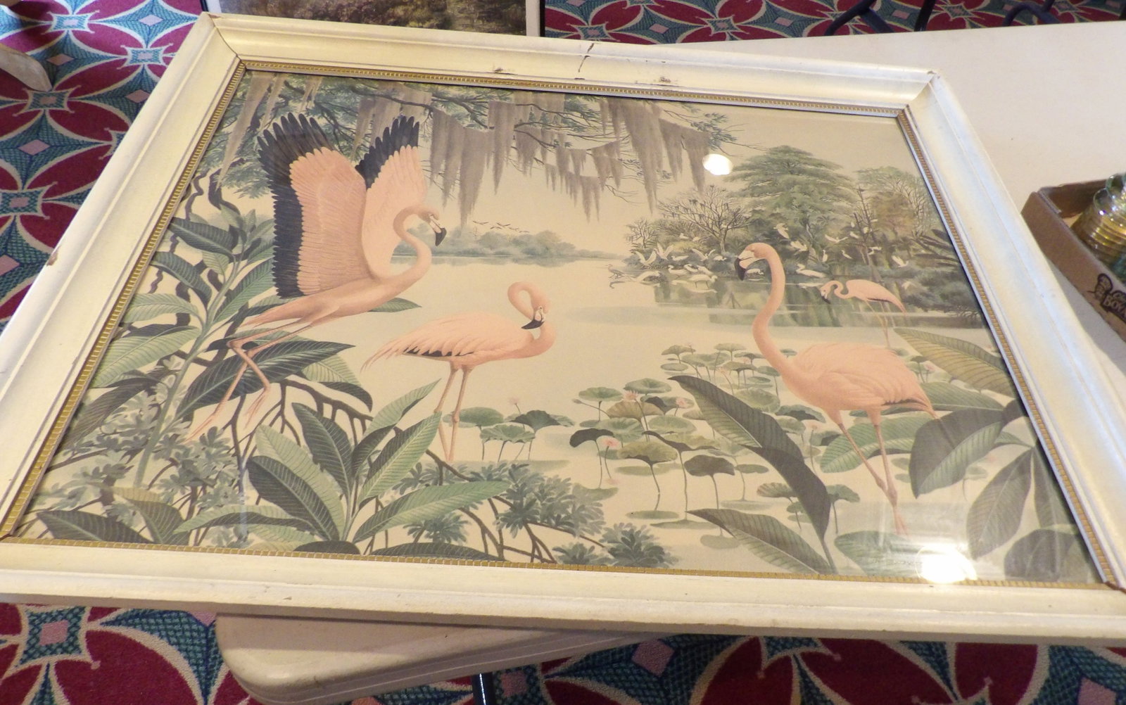 Vintge Turner Flamingo Print (1 of 3)