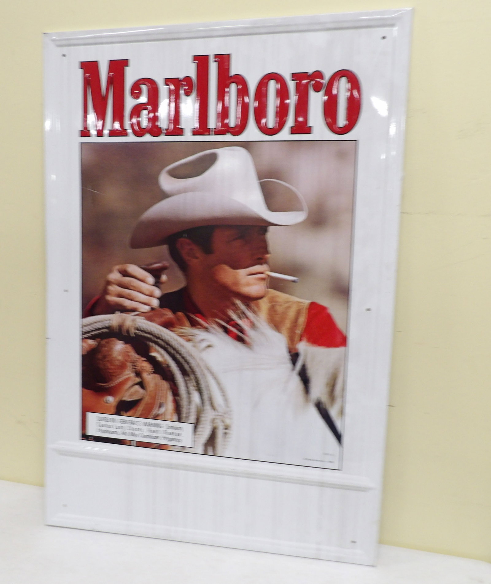 Tin Marlboro Sign (1 of 3)