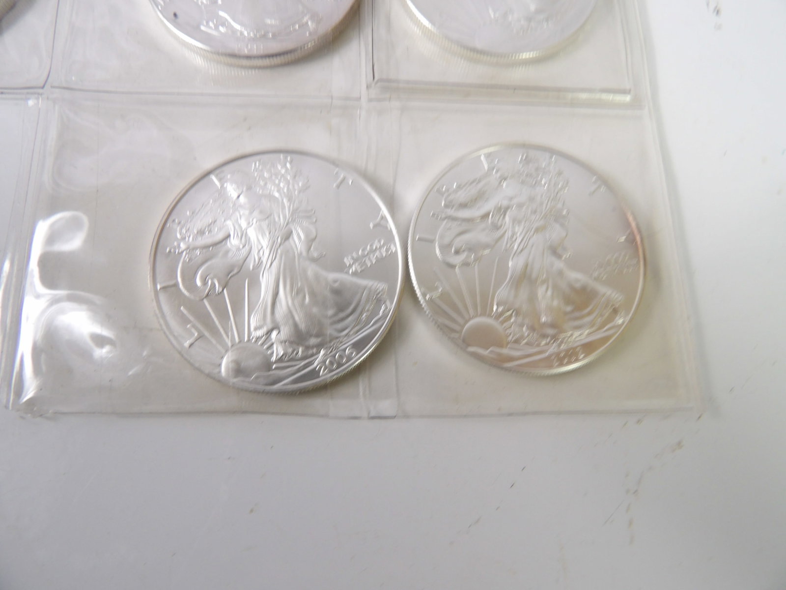 9 Silver Eagles, 1997, 2006, 2011, & 2012 - 2