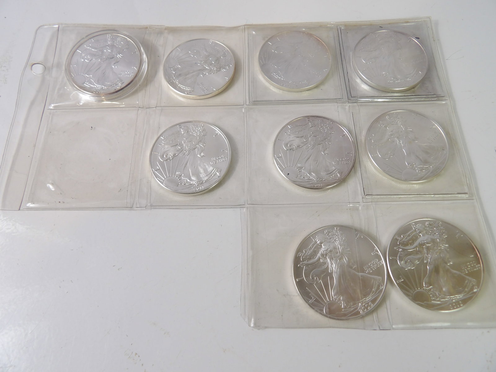 9 Silver Eagles, 1997, 2006, 2011, & 2012 - 3