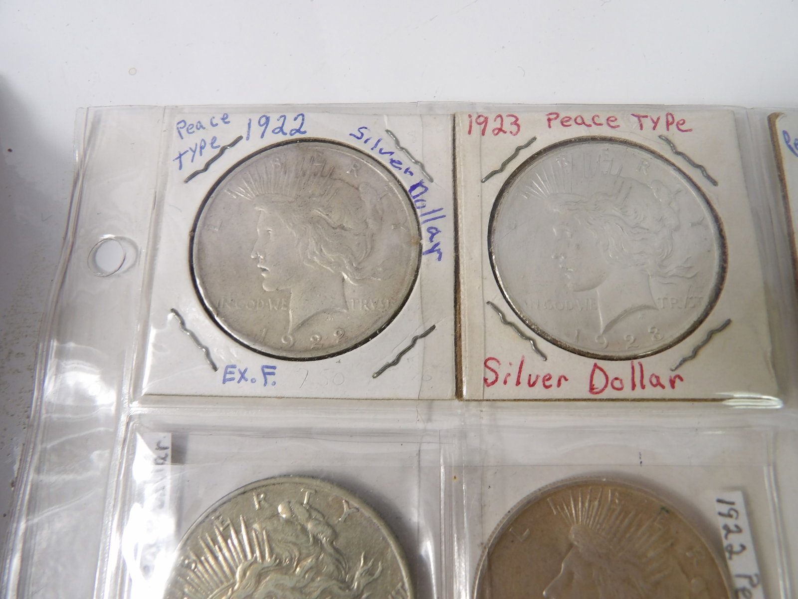 12 1922 - 1925 Peace Dollars - 2