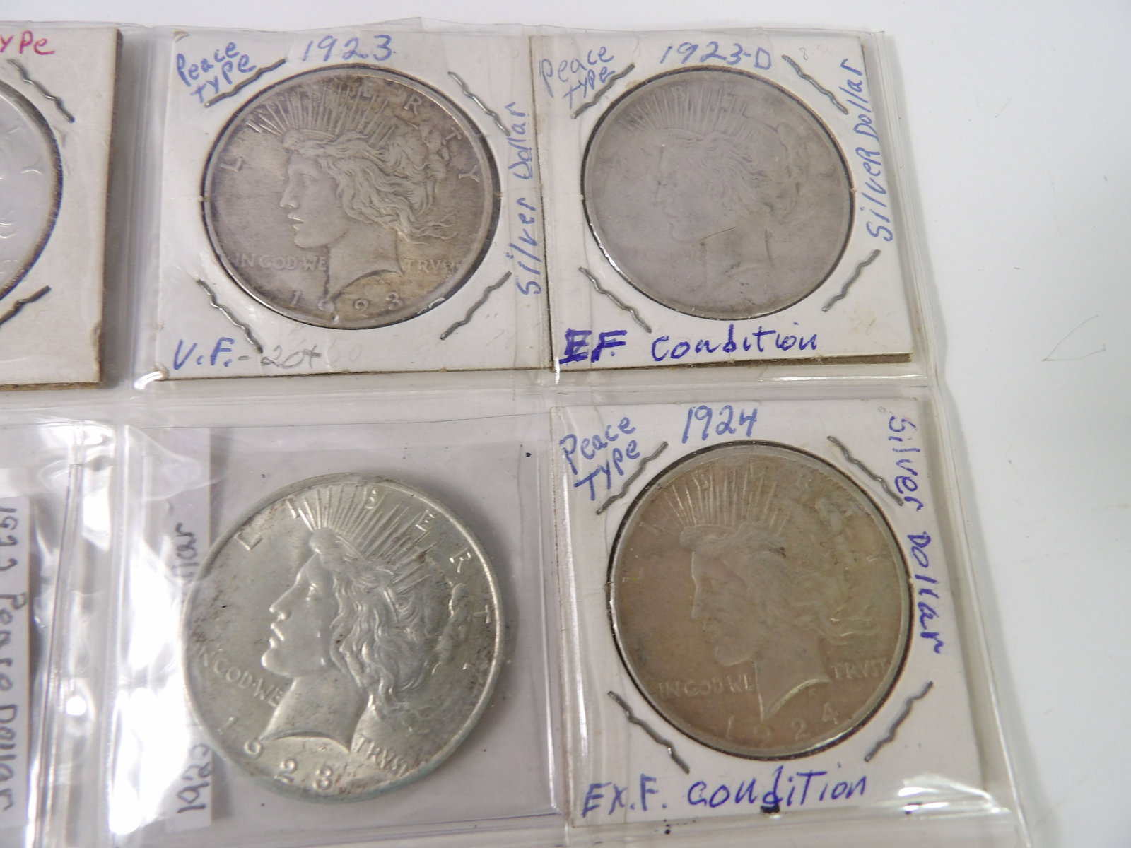12 1922 - 1925 Peace Dollars - 4