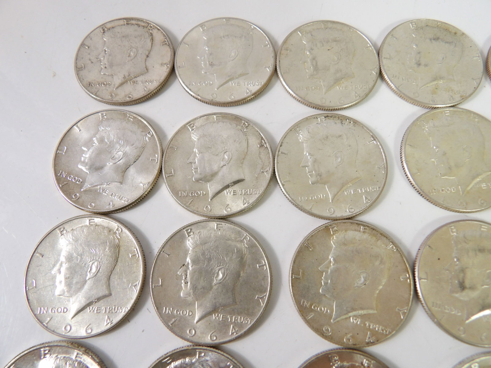 20 1964 Silver Half Dollars - 2