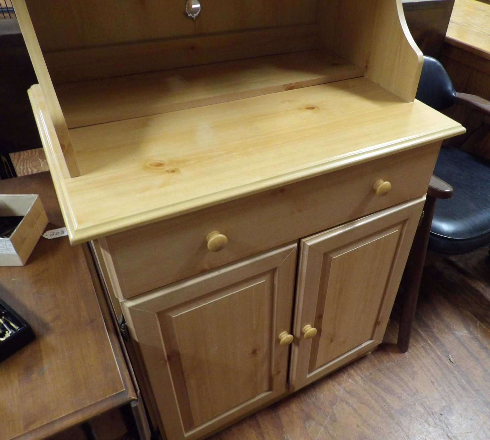 Wooden Microwave Stand - 3