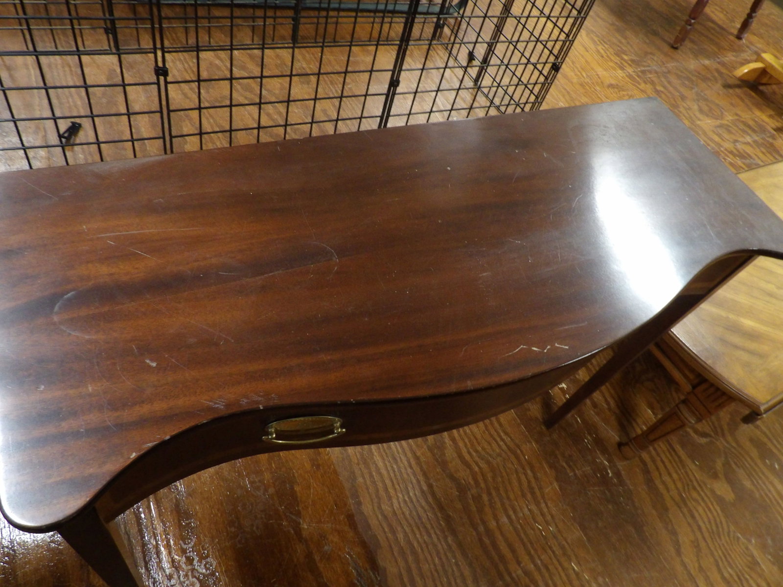 Mahogany Console - 2