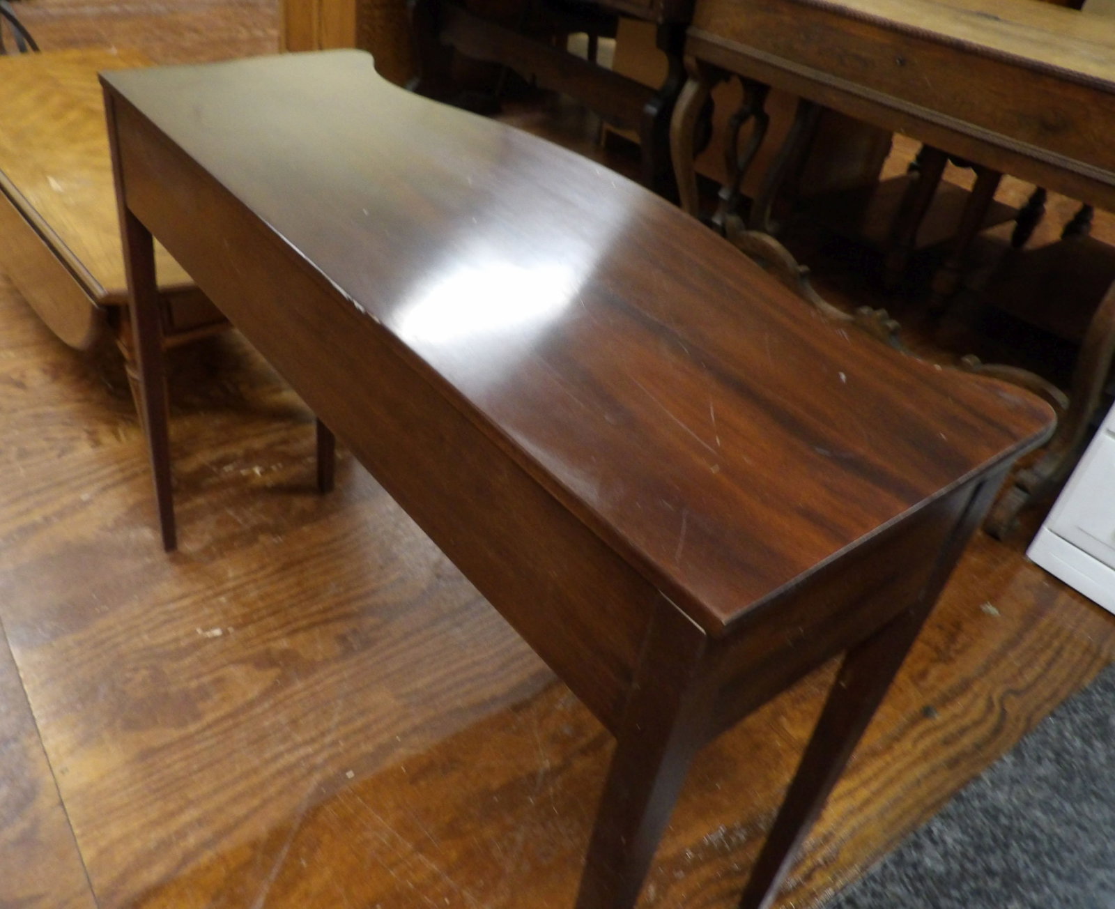 Mahogany Console - 5