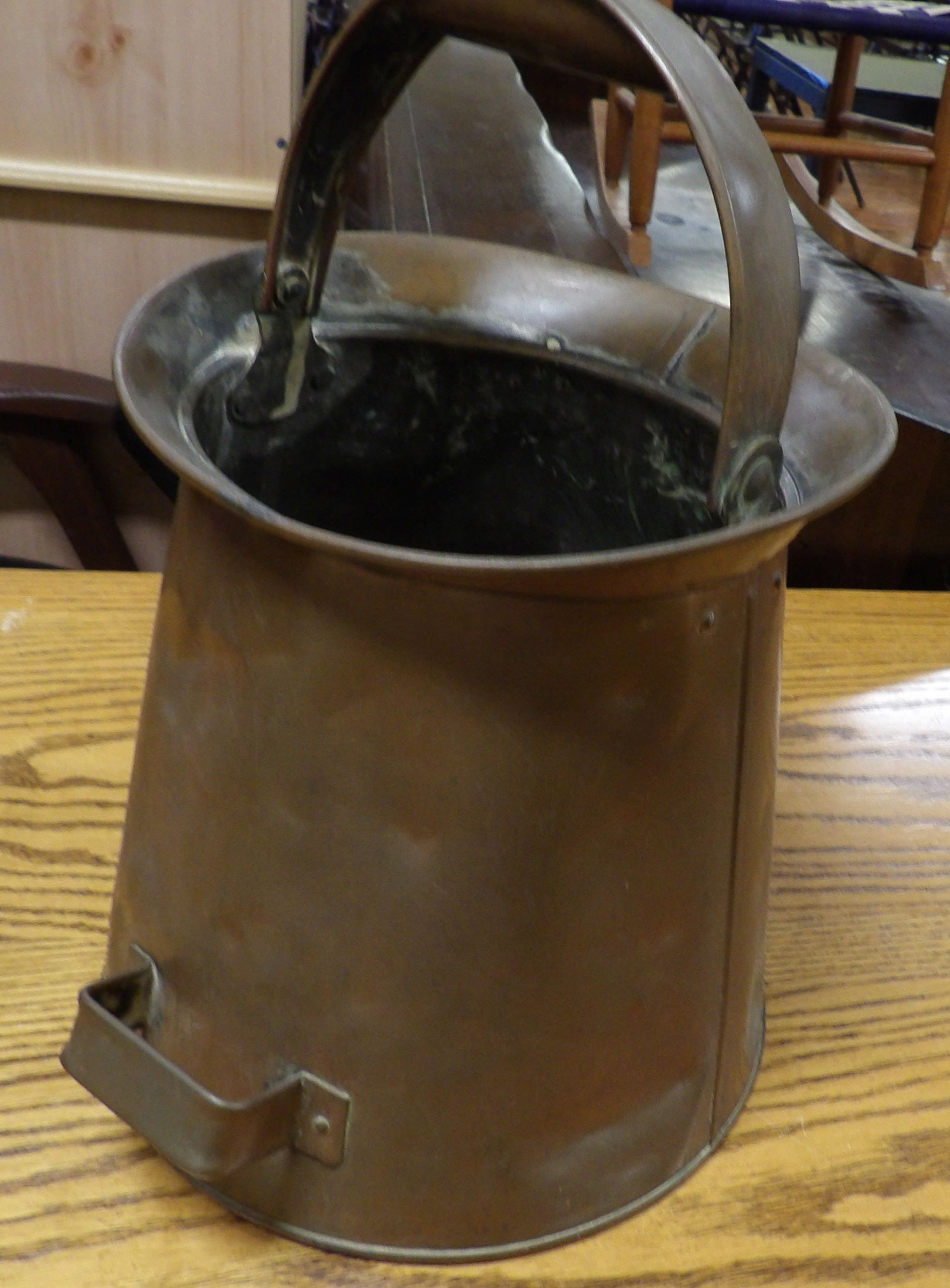 Vintage Watering Can/Bucket: Vintage 2 Gallon Water Can/Bucket with Handle. All measurements approximate. Please see photos for condition and details. Selling as is from 04281.