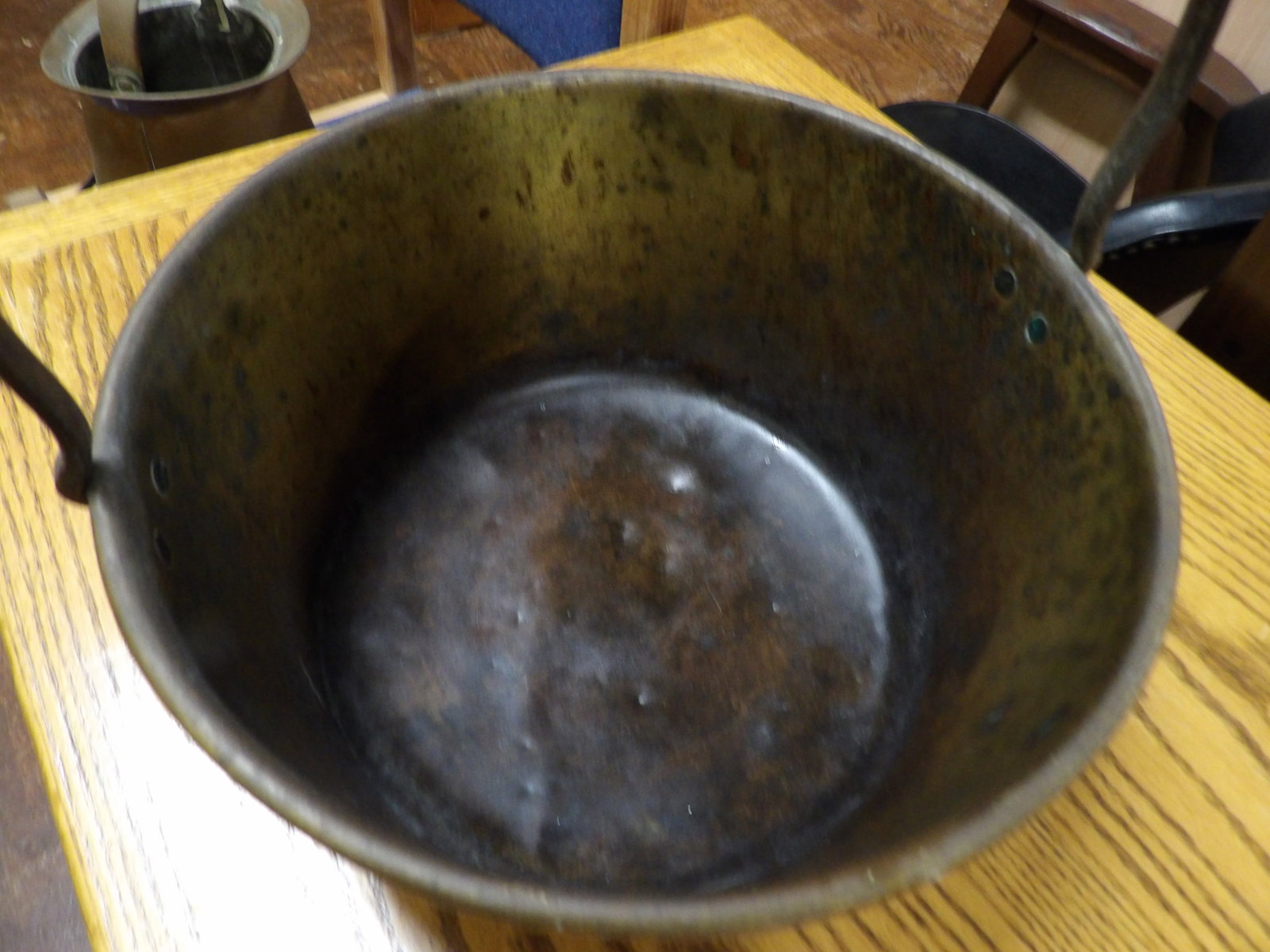 Antique Brass Jam Pan - 3